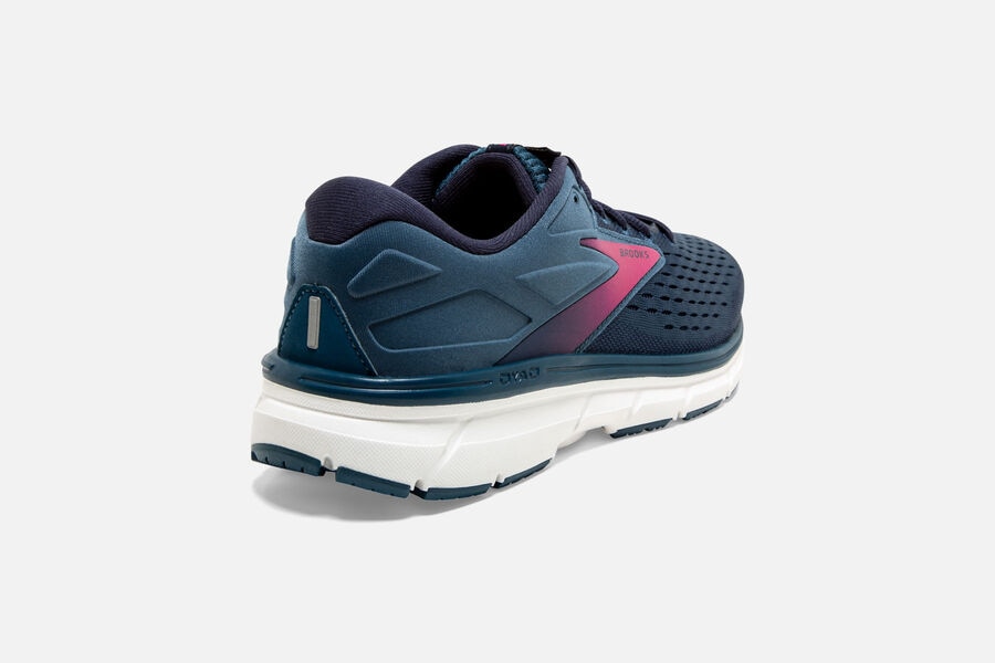 Brooks Dyad 11 Road Running Shoes Womens - Navy/Pink - PIHZK-3925